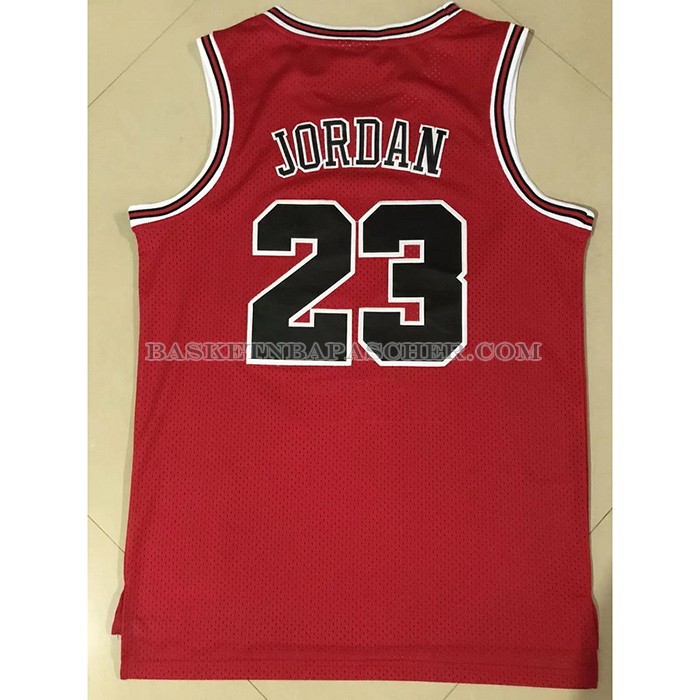 Maillot Chicago Bulls Michael Jordan NO 23 1997-98 NBA Finals Mitchell & Ness Rouge
